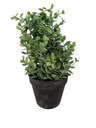 Umelý kvet v kvetináči buxus eukalyptus 30