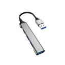 Dudao HUB 4v1 USB-A - 3xUSB 2.0 - 1xUSB 3.0 6,3cm