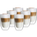 POHÁRKY TERMÁLNE HRNKY KÁVOVÉ NÁPOJE LATTE 6X350ML