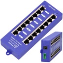 PoE Injector Extralink 8 Port Gigabit 8x1000Mb/s RJ45 Mode B