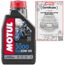 MOTUL 3000 20W50 4T MINERÁLNY OLEJ PRE MOTOCYKLE 1L