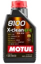 SYNTETICKÝ OLEJ MOTUL 8100 X-CLEAN EFE C2/C3 5W30 1L