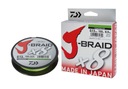 DAIWA J-BRAID CHARTREUSE BRIDGE 300m-0,18mm