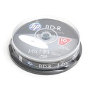 HP BLU-RAY BD-R x6 25 GB TLAČITEĽNÁ NA CELÚ FÁCIU 10 kusov