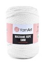 YarnArt Macrame Lano 5 mm - 751 biele