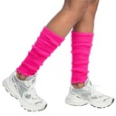 LEG WARMER ANKLE teplejšie návleky na nohy PINK disco