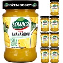 Łowicz ananásový džem, minimum cukrov, 8x 280 g