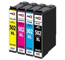 4x 502 XL ATRAMENT PRE EPSON WORKFORCE WF-2860 WF-2865