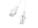 Patchcord Lanberg UTP cat.5e 30m white fluke prešiel