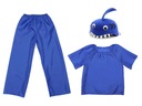 SHARK FISH BLUE SET 116-128 3 ks