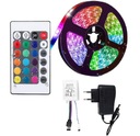 RGB LED PÁS 5M VODEODOLNÝ FAREBNÝ DIAĽKOVÝ OVLÁDAČ