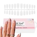 EM Nail Tips MOLD mandľový MANDĽ Číry 240 ks