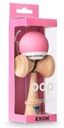 KENDAMA KROM POP PINK + STRING + NÁLEPKY