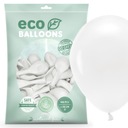 ECO BIO pastelové balóny 100 ks, biele, veľké, EKOLOGICKÉ SVADOBNÉ SPOLOČENSTVO