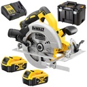 Píla kotúčová píla 18V 184mm kufrík TSTAK + 2x batérie. 5,0 Ah DeWALT DCS570NT