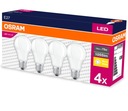 Sada 4x LED žiarovka E27 10W = 75W 2700K OSRAM