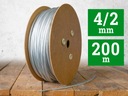 Lano z PVC 2/4mm 200m bezfarebné 1x19