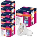 Osram LED žiarovka HALOGEN GU10 4,5W=50W 4000K x 6