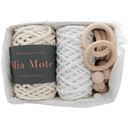 Mia Mote Macrama Set pre začiatočníkov String Braided Eco Gift