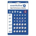 Mini everActive alkalické batérie 10 x G3/LR41,