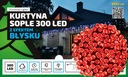 Vonkajšie cencúle 300 LED 15m svetelná clona