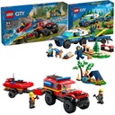 LEGO City Firetruck so záchranným člnom + výcvik policajného psa