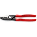 Knipex nožnice na káble s dvojitou čepeľou 200 mm