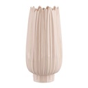 GLAMOUR KRÉMOVÁ PORCELÁNOVÁ VÁZA NA KVETY 24,5CM