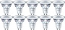 10x LED ŽIAROVKA 2,7W (25W) 36ST 4000K GU10 PHILIPS