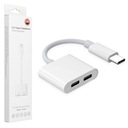 Adaptér 2v1 USB-C na 2x USB-C pre Xiaomi 11T/ Pro