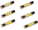 Axiálna LED žiarovka 8V trubicová 6 x 31 mm