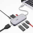 Blitzwolf Adaptér 7v1 Hub USB-C PD 3xUSB3 HDMI SD