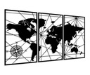 Prelamovaný nástenný dekoračný panel Mapa sveta