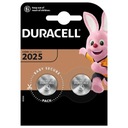 Lítiová batéria, CR2025, Duracell, blister, 2-balenie,