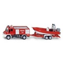 TOY Siku 16 - Unimog hasičský zbor s člnom S1