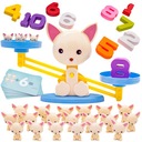 Kitty Balance Beam Learning Counting Addition Educational Balance scale