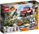 LEGO Jurský svet 76946 Zachytenie modrých a Betových velociraptorov