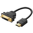 UGREEN KÁBEL DVI 24+5 PIN SAMIČKA - HDMI MALE 22CM