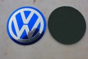 VW 90mm EMBLÉMY NÁLEPKY NA HLINÍKOVÉ RÁFIKY MODRÉ