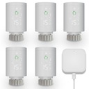 Termostat radiátora 5 ks + Gateway Tuya ZigBee