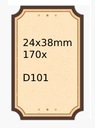 NIIMBOT Labels Samolepky pre D101 24*38mm 170ks