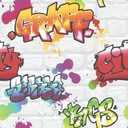 GRAFFITI tapeta GRAFITI RASCH YOUTH