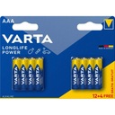 Batéria VARTA LONGLIFE POWER AAA (R3) 16 ks.
