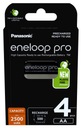 BLACK Panasonic Eneloop PRO Ni-MH 2500mAh AA R6