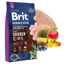 BRIT Premium By Nature ADULT S Krmivo pre malých psov 3 kg