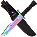 VOJENSKÝ Nôž BAYONET M9 RAINBOW FADE + CS:GO Púzdro