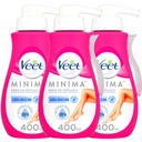 VEET MINIMA DEPILAČNÝ KRÉM PRE CITLIVÚ POKOŽKU Upokojujúci Aloe Violet 3x 400 ml