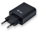 USB nabíjačka 2 port 2,4A čierna 2x USB port DC 5V/max 2,4A