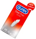 DUREX FEEL ULTRA THIN 10 INtímnych kondómov