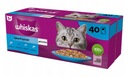 WHISKAS MIX PRÍCHUTIEK Rybie príchute pre mačky 40x85g